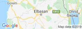 Elbasan map