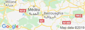 Berrouaghia map