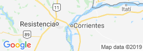 Corrientes map