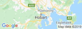 Hobart map