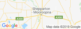 Shepparton map