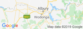 Wodonga map
