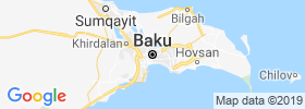 Baku map