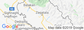 Zaqatala map