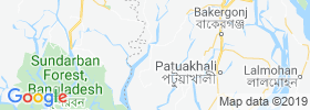 Bhandaria map