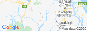 Pirojpur map
