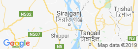 Sirajganj map