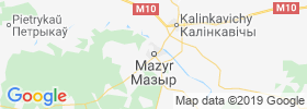 Mazyr map