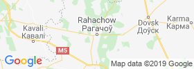 Rahachow map