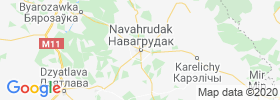 Navahrudak map