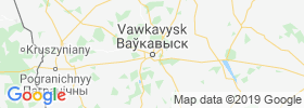Vawkavysk map