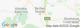 Bykhaw map