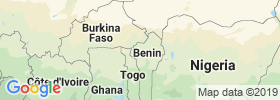 Atakora map