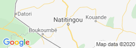 Natitingou map