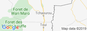 Tchaourou map