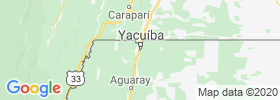 Yacuiba map