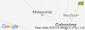 Molepolole map