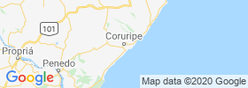 Coruripe map