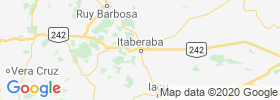 Itaberaba map