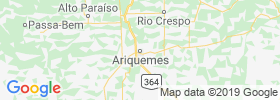 Ariquemes map
