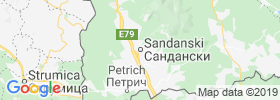 Sandanski map