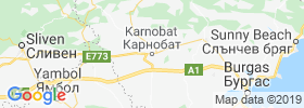 Karnobat map