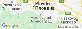 Asenovgrad map