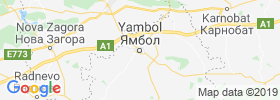 Yambol map