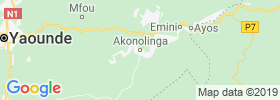 Akonolinga map