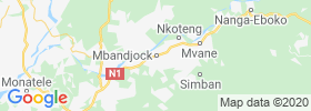 Mbandjok map