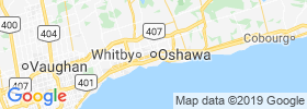 Oshawa map