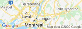Boucherville map