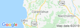 Curanilahue map