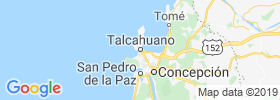 Talcahuano map