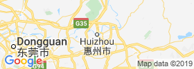 Huizhou map