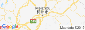 Meizhou map