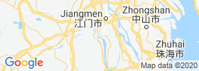 Xinhui map