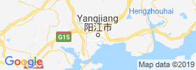 Yangjiang map