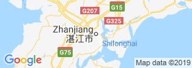 Zhanjiang map