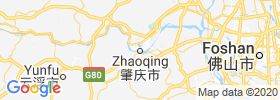 Zhaoqing map