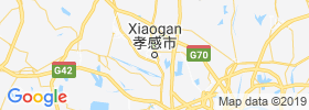 Xiaogan map