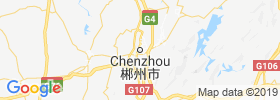 Chenzhou map