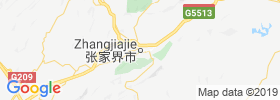 Zhangjiajie map