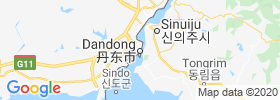 Dandong map