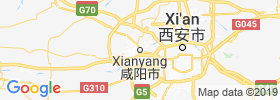 Xianyang map