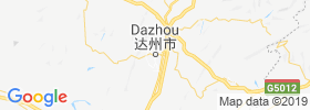 Dazhou map