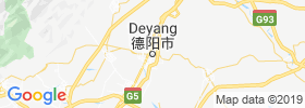 Deyang map