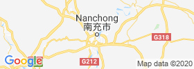Nanchong map