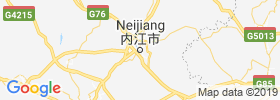 Neijiang map