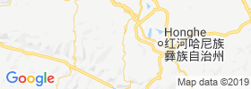 Gejiu map